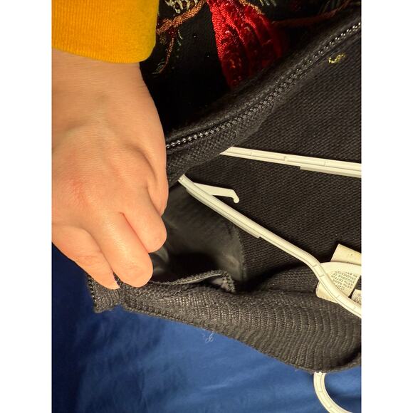 Fashion bug embroidered red ramie cotton cardinal full zip‎ sweater womens 22/24 - Picture 7 of 7